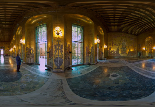 Stockholm city hall - the Golden hall