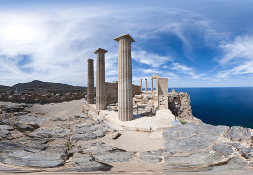 Lindos Acropolis - Behind temple (1)