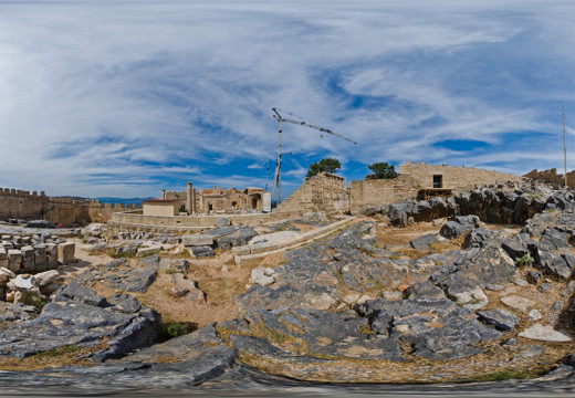 Lindos Acropolis - West yard