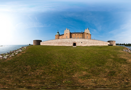 Kalmar castle, Outside walls