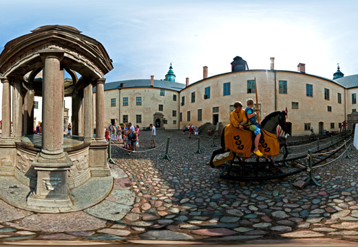 Kalmar castle, Court yard