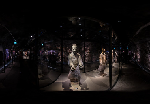 Terracotta Army at Östasiatiska museum, Footsoldiers charioteers