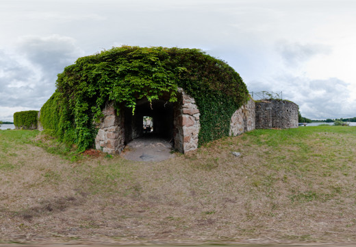 West of castle, Kronoberg castle ruin