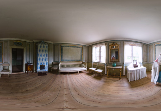 Skogaholm manor, Blue chamber